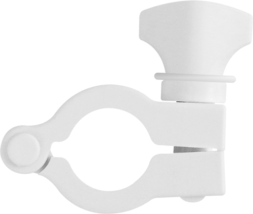 [VP-VNG150WHT] Clamp, Maxi Flange, 1&quot; (25.4 mm) to 1.5&quot; (38.1 mm), Glass Reinforced White Nylon