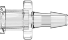 [VP-FTLL230-9] Female Luer Thread Style to 200 Series Barb, 1/8&quot; (3.2 mm) ID Tubing, Clear Polycarbonate